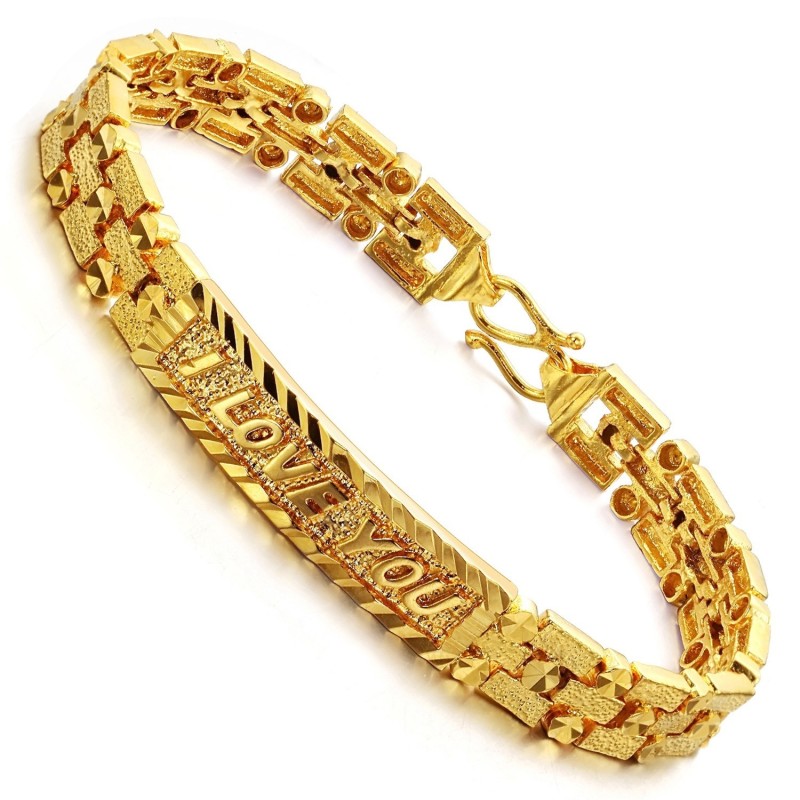 Hoogwaardige Damesarmband Van 18 Karaat Verguld Goud Hoogwaardige Damesarmband Van 18 Karaat Verguld Goud