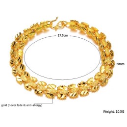 Gebruiksvriendelijke Damesarmband Van 18 Karaat Verguld Goud