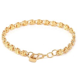 Betrouwbare Reputatie Vrouwelijke Vlindervormige 18K Vergulde Armband