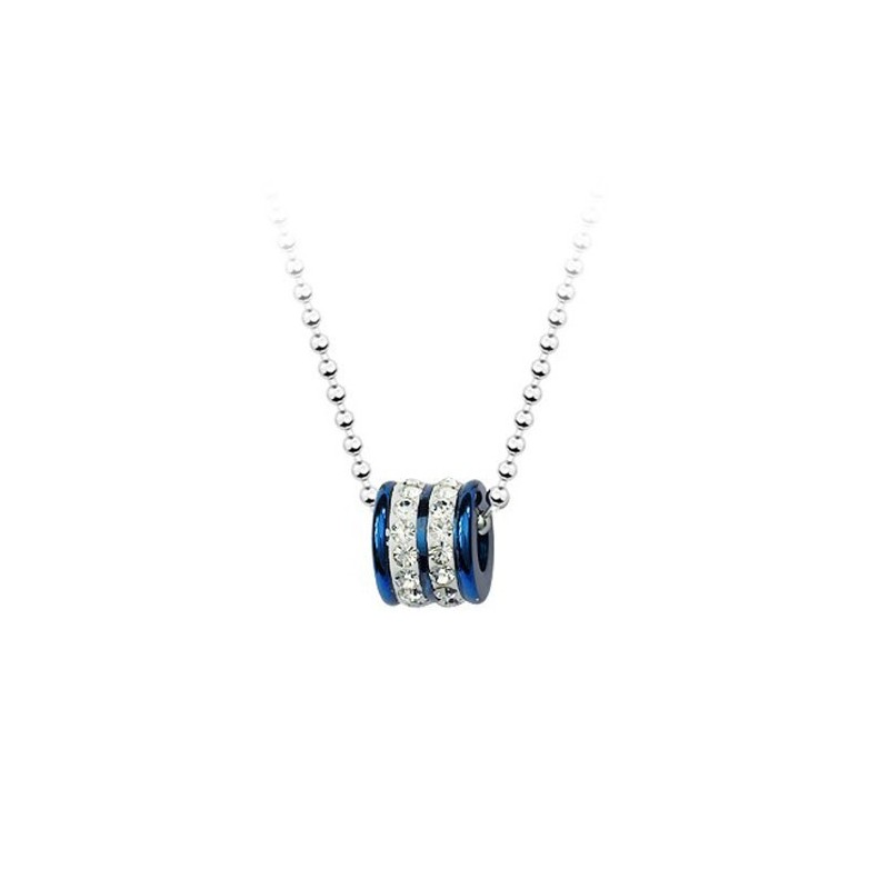 Mode Heren Ringvormige Titanium Hanger - Gratis Ketting Mode Heren Ringvormige Titanium Hanger - Gratis Ketting