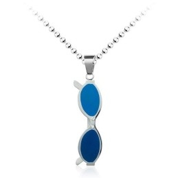 Mode Heren Zonnebril Vorm Titanium Hanger - Gratis Ketting