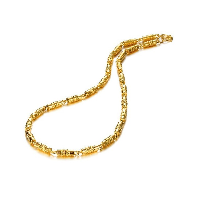 Kwaliteit En Kwantiteit Gegarandeerde Herenketting Van 18 Karaat Verguld Goud Kwaliteit En Kwantiteit Gegarandeerde Herenketting Van 18 Karaat Verguld Goud