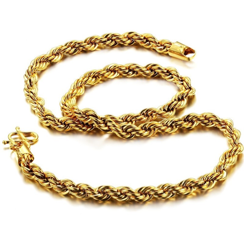 Betrouwbare Kwaliteit Vrouwelijke Roltype 18K Vergulde Ketting Betrouwbare Kwaliteit Vrouwelijke Roltype 18K Vergulde Ketting
