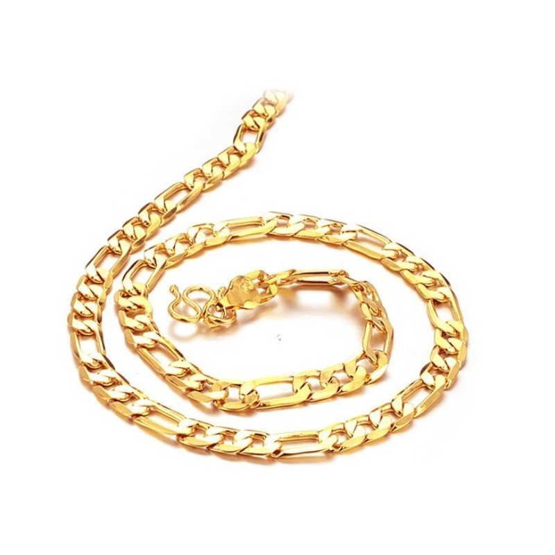 Betrouwbare Prestatie Mannelijke O-Lettertype 18K Vergulde Ketting Betrouwbare Prestatie Mannelijke O-Lettertype 18K Vergulde Ketting