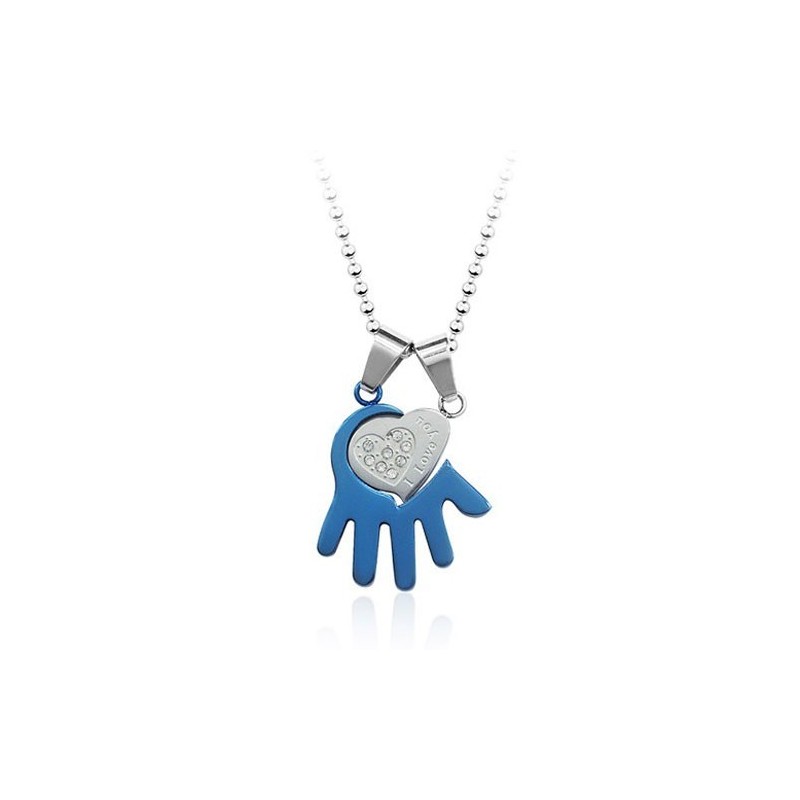 Prachtige Titanium Hanger In Palmvorm Voor Heren - Gratis Ketting Prachtige Titanium Hanger In Palmvorm Voor Heren - Gratis Ketting