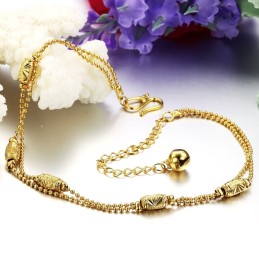 Compleet In Specificaties Dames 18K Vergulde Enkelband