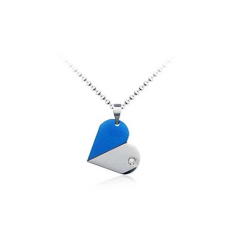Prachtige Vervormbare Hartvormige Titanium Hanger - Gratis Ketting Prachtige Vervormbare Hartvormige Titanium Hanger - Gratis Ketting