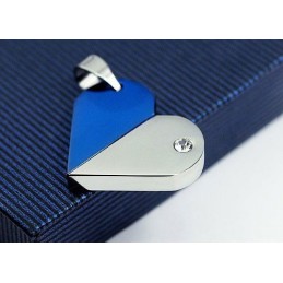 Prachtige Vervormbare Hartvormige Titanium Hanger - Gratis Ketting