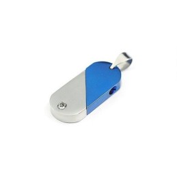 Prachtige Vervormbare Hartvormige Titanium Hanger - Gratis Ketting
