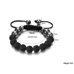 Volledige Specificaties Vrouwelijke Bolvormige Kristallen Armband