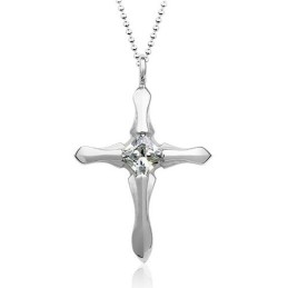 Stijlvolle Titanium Kruishanger Voor Heren - Gratis Ketting