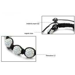 Uitstekende Kwaliteit Vrouwelijke Bolvormige Kristallen Armband