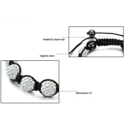 Hoogwaardige Vrouwelijke Bolvormige Kristallen Armband