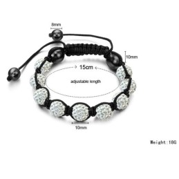 Hoogwaardige Vrouwelijke Bolvormige Kristallen Armband