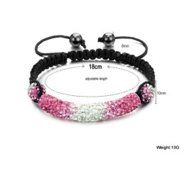 Hoogwaardige Vrouwelijke Bolvormige Kristallen Armband