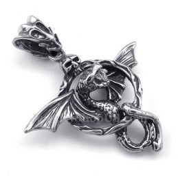 Prachtige Titanium Pterosauriër Hanger Ketting (Gratis Ketting)