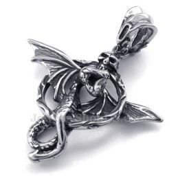 Prachtige Titanium Pterosauriër Hanger Ketting (Gratis Ketting)