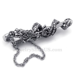 Drakenzwaard Titanium Hanger Ketting (Gratis Ketting)