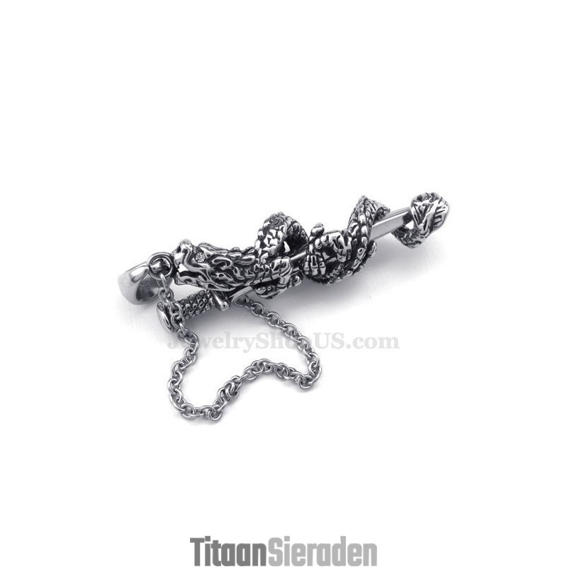 Drakenzwaard Titanium Hanger Ketting (Gratis Ketting) Drakenzwaard Titanium Hanger Ketting (Gratis Ketting)