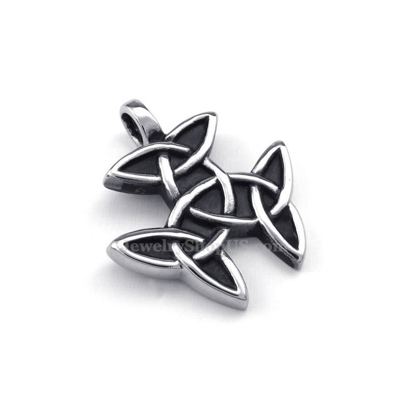 Titanium Keltische Knoop Hanger Ketting (Gratis Ketting) Titanium Keltische Knoop Hanger Ketting (Gratis Ketting)