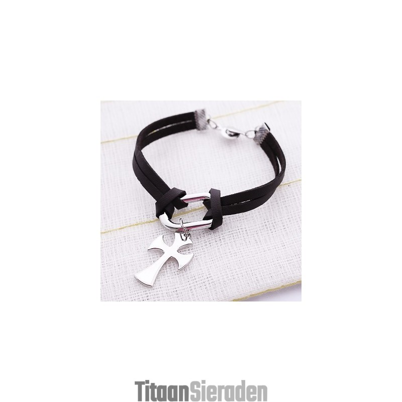 Wonens Titanium Kruisarmbanden