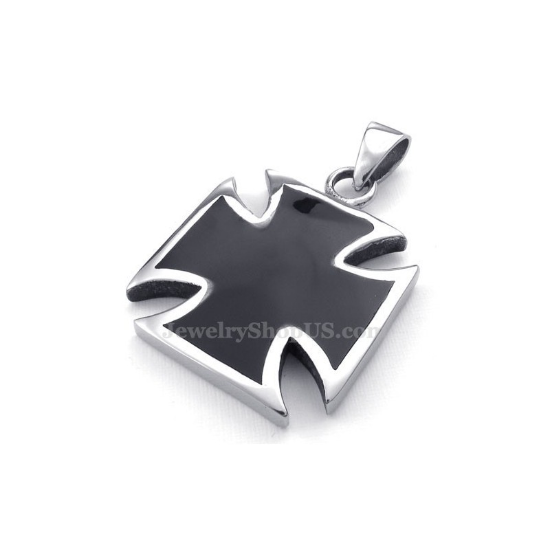 Eenvoudige Titanium Kruishanger Ketting (Gratis Ketting)