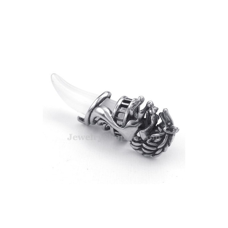 Prachtige Titanium Wolf'S Fang Hanger Ketting (Gratis Ketting) Prachtige Titanium Wolf'S Fang Hanger Ketting (Gratis Ketting)