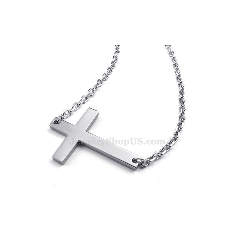 Titanium Kruishanger Ketting (Gratis Ketting) Titanium Kruishanger Ketting (Gratis Ketting)