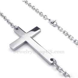 Titanium Kruishanger Ketting (Gratis Ketting)