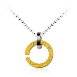 Bekijk Onze Love Circle Titanium Hanger - Gratis Ketting