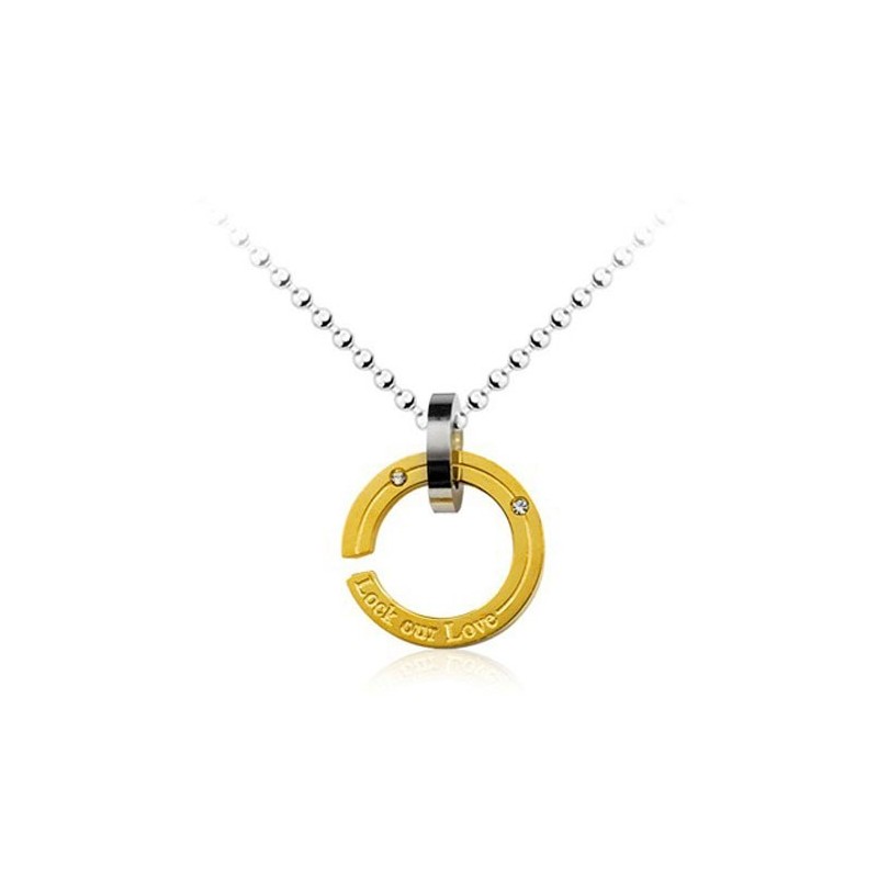 Bekijk Onze Love Circle Titanium Hanger - Gratis Ketting