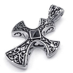 Titanium Kruishanger Ketting (Gratis Ketting)