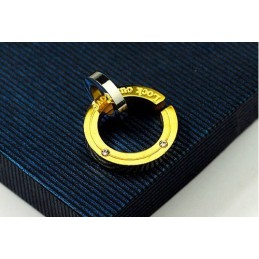 Bekijk Onze Love Circle Titanium Hanger - Gratis Ketting