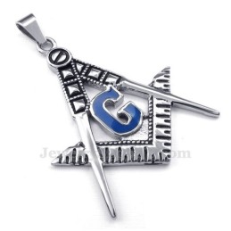 Titanium Vrijmetselaarshanger Ketting (Gratis Ketting)