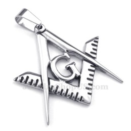 Titanium Vrijmetselaarshanger Ketting (Gratis Ketting)