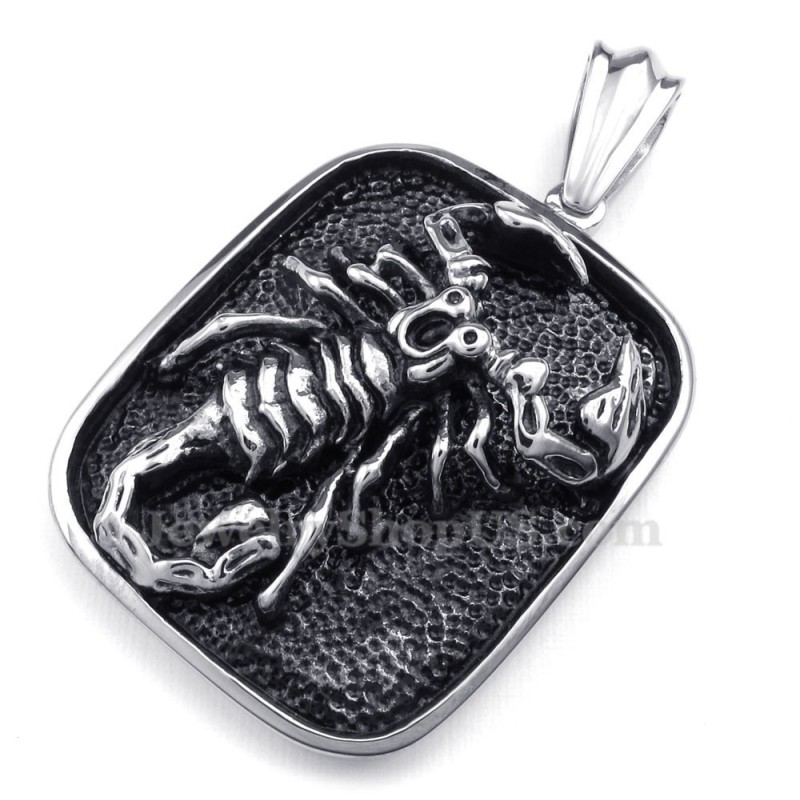 Titanium Schorpioen Hanger Ketting (Gratis Ketting)