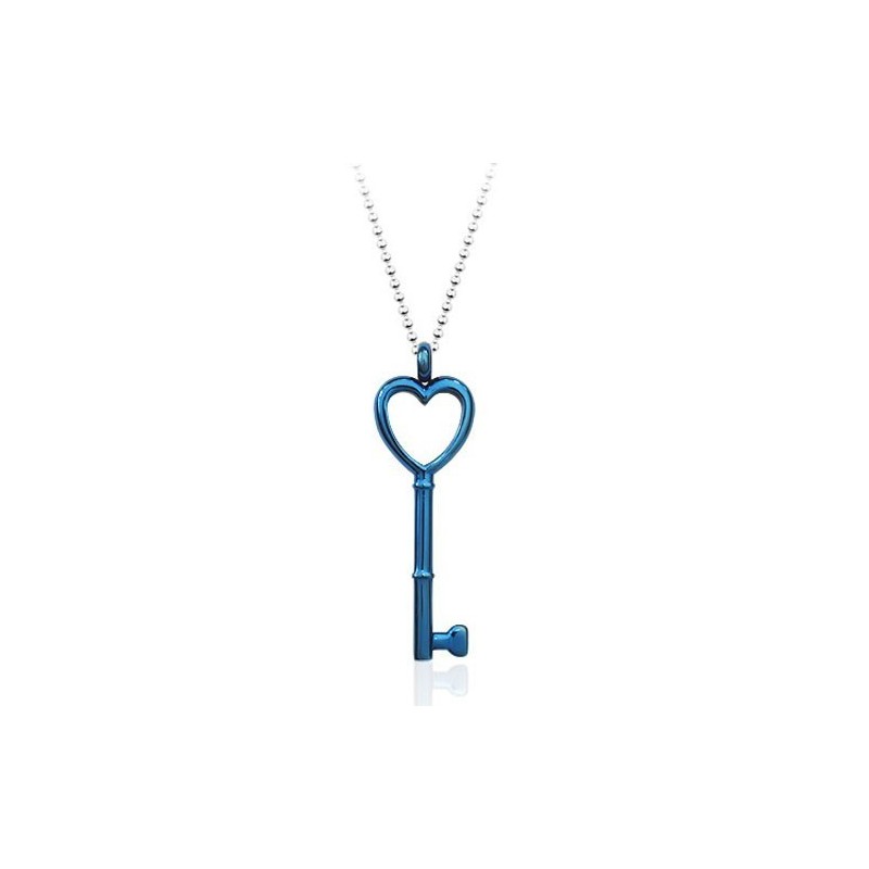 Liefdeshartsleutel Titanium Hanger - Gratis Ketting Liefdeshartsleutel Titanium Hanger - Gratis Ketting