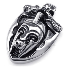 Titanium Masker Hanger Ketting (Gratis Ketting)