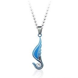 Mode Engelenvleugel Titanium Hanger Met Diamant - Gratis Ketting
