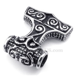 Thor'S Hammer Titanium Hanger Ketting (Gratis Ketting)