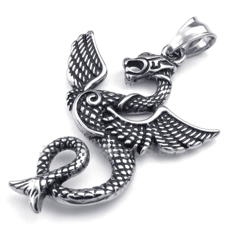 Titanium Pterosaur Hanger Ketting (Gratis Ketting) Titanium Pterosaur Hanger Ketting (Gratis Ketting)