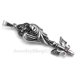 Titanium Scepter Hanger Ketting (Gratis Ketting)