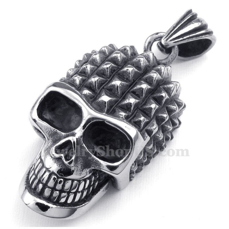 Titanium Schedel Hanger Ketting (Gratis Ketting) Titanium Schedel Hanger Ketting (Gratis Ketting)