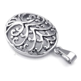 Titanium Levensboom Hanger Ketting (Gratis Ketting)