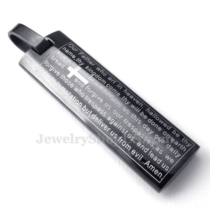 Titanium Engelse Gebedskaarten Hanger Ketting (Gratis Ketting) Titanium Engelse Gebedskaarten Hanger Ketting (Gratis Ketting)