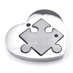 Titanium Koppels Teken En Symbool Hanger Ketting (Gratis Ketting) (Één Paar)