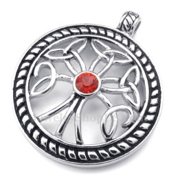 Titanium Keltische Knoop Hanger Ketting (Gratis Ketting)