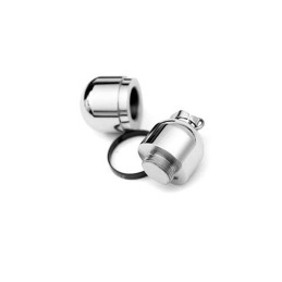 Liefde Voor Altijd Openklapbare Capsule Titanium Hanger - Gratis Ketting