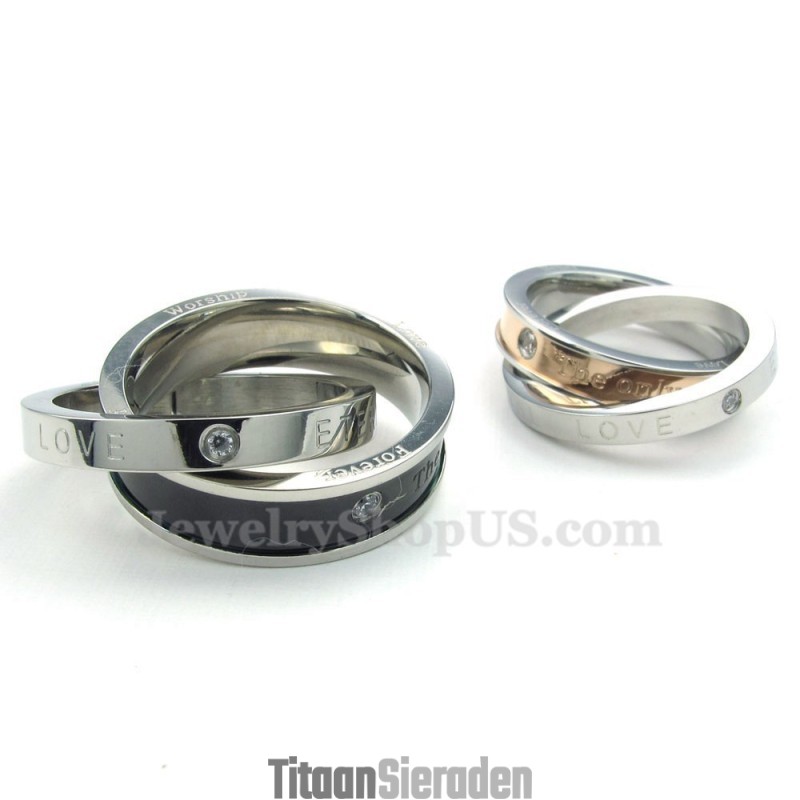 Aanbidding Liefde Titanium In Elkaar Grijpende Ringen Koppels Hanger Ketting (Gratis Ketting) (Één Paar) Aanbidding Liefde Titanium In Elkaar Grijpende Ringen Koppels Hanger Ketting (Gratis Ketting) (Één Paar)