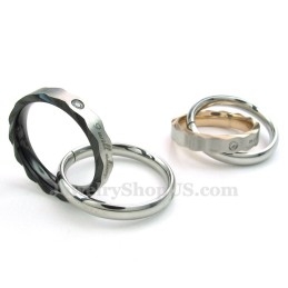 Dubbele Titanium Hangerketting Met Hanger (Gratis Ketting) (Één Paar)